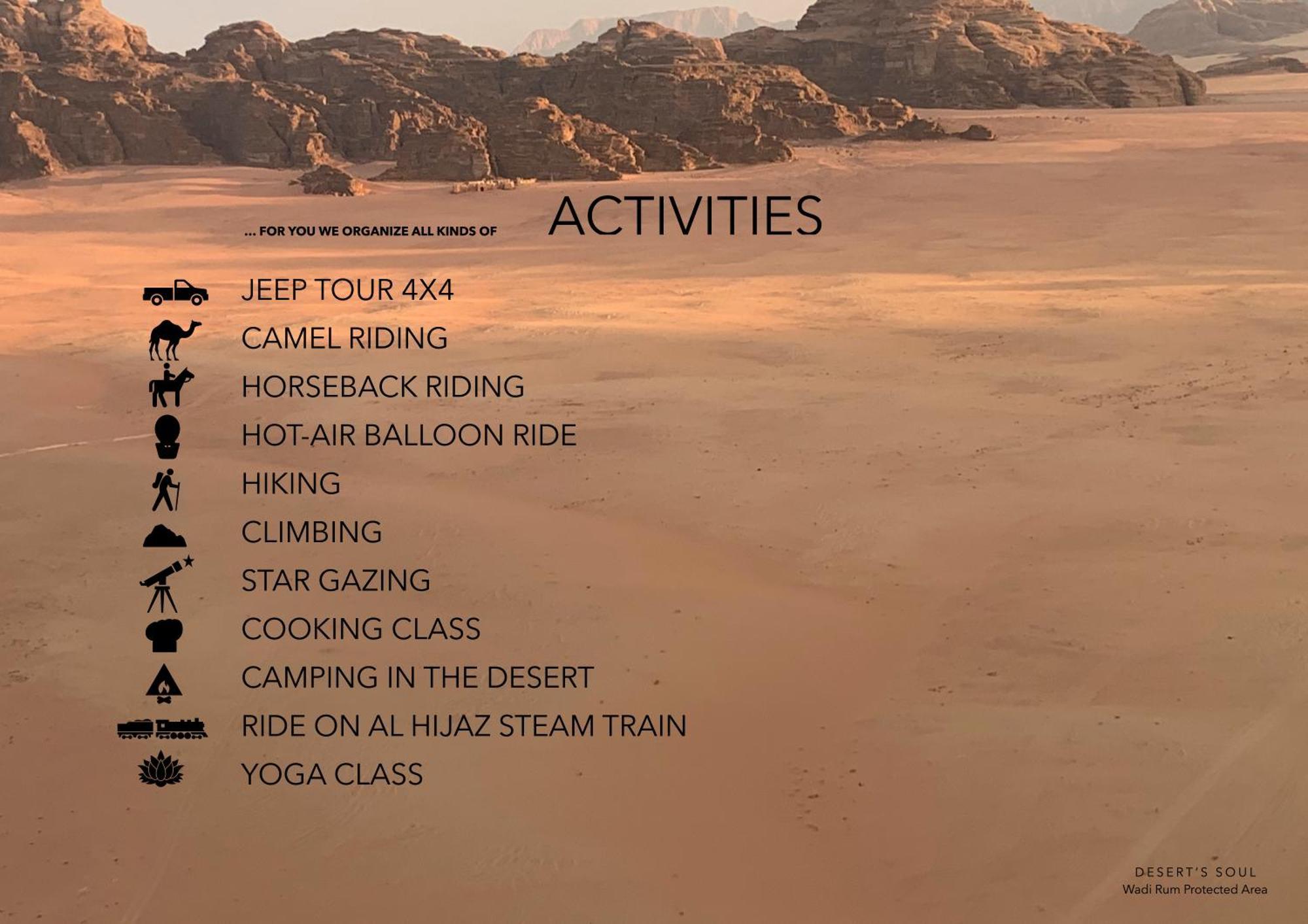 Desert'S Soul Wadi Rum Ad Disah Zewnętrze zdjęcie